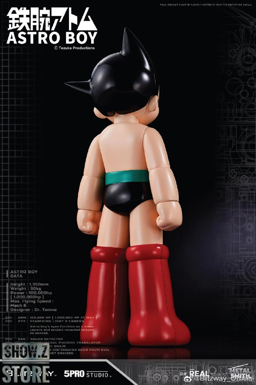 Blitzway BW-NS 50102 Astro Boy Anime Statue Normal Version - Image 6
