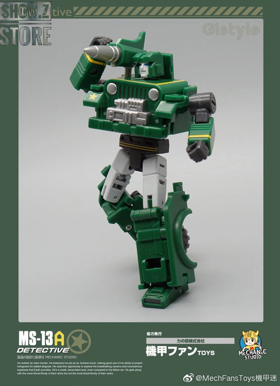MechFansToys Mechanic Studio MS-13A Detective Hound Comic Color Version - Image 4