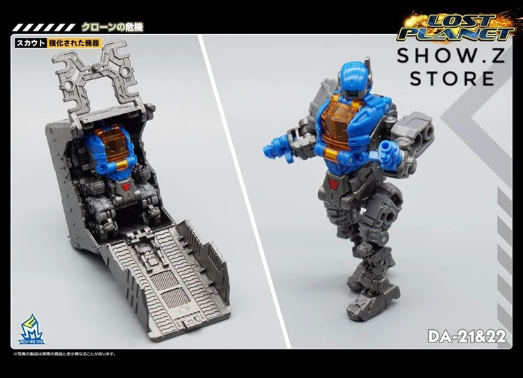 MechFansToys MFT Mech Fans Toys Power Suit DA-21 DA21 & DA-22 DA22 Diaclone Set Of 2 - Image 5