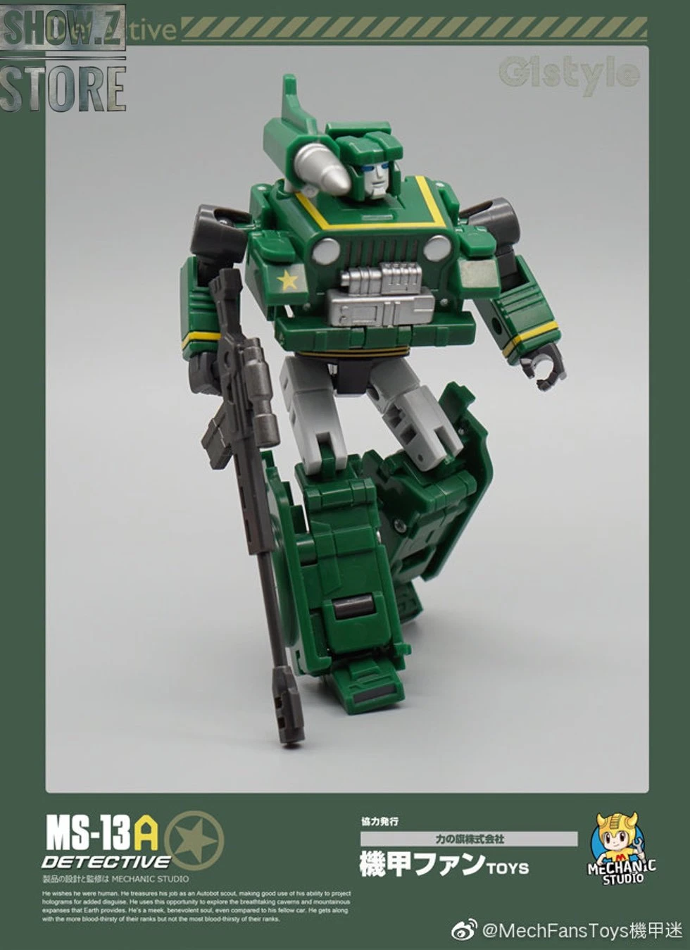 MechFansToys Mechanic Studio MS-13A Detective Hound Comic Color Version - Image 5
