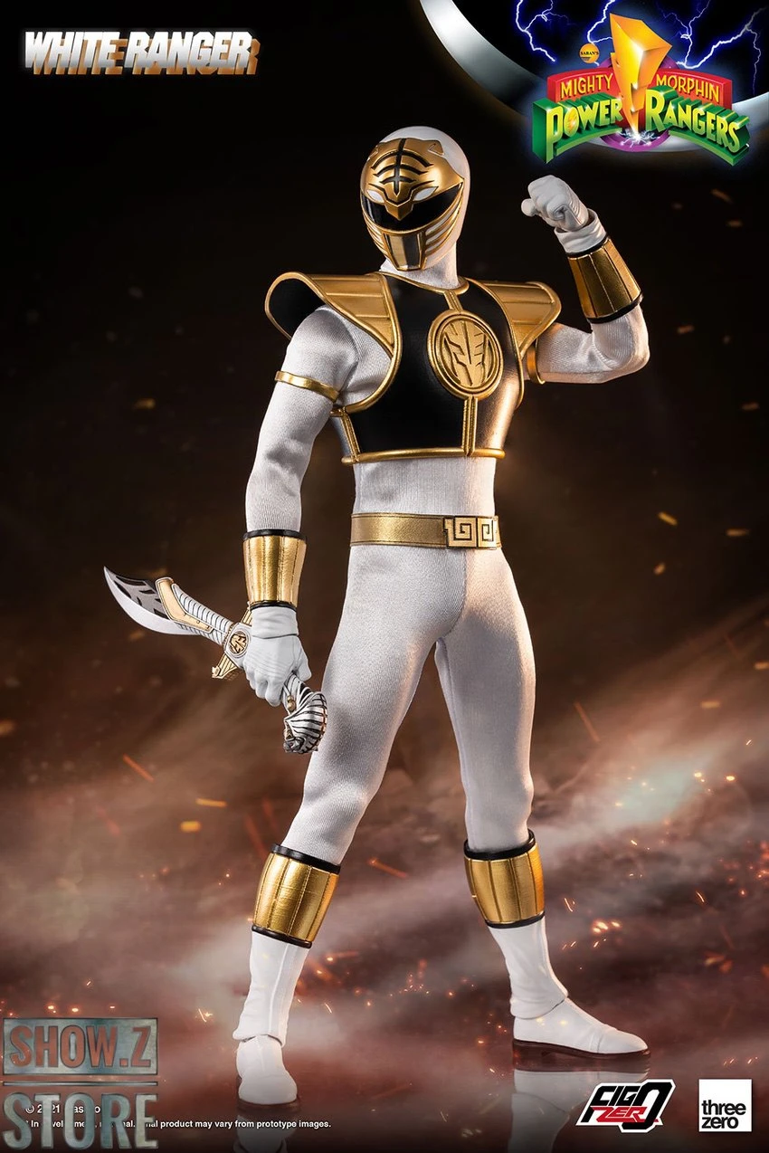 Threezero Studio 1/6 Mighty Morphin Power Rangers White Ranger - Image 5