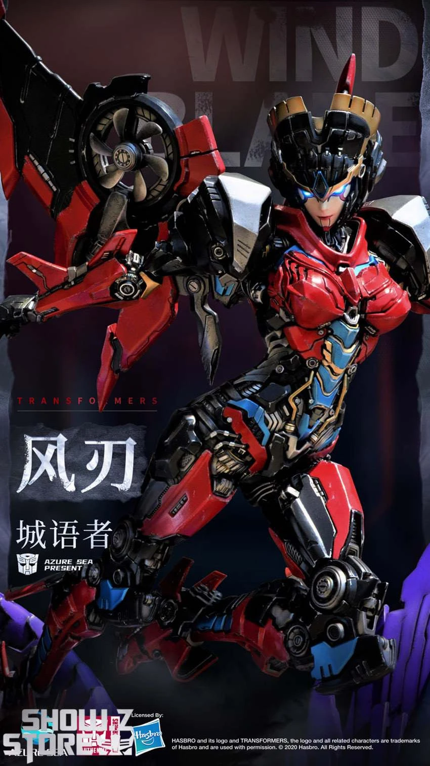 Azure Sea Studios Transformers Licensed Windblade Statue - Image 11