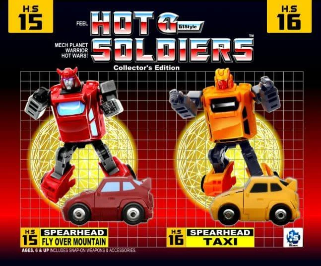 Mech Planet Hot Soldiers HS-15 Cliffjumper & HS-16 Hubcup Set Of 2 - Image 4