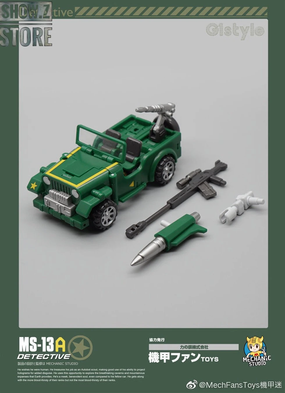 MechFansToys Mechanic Studio MS-13A Detective Hound Comic Color Version - Image 7