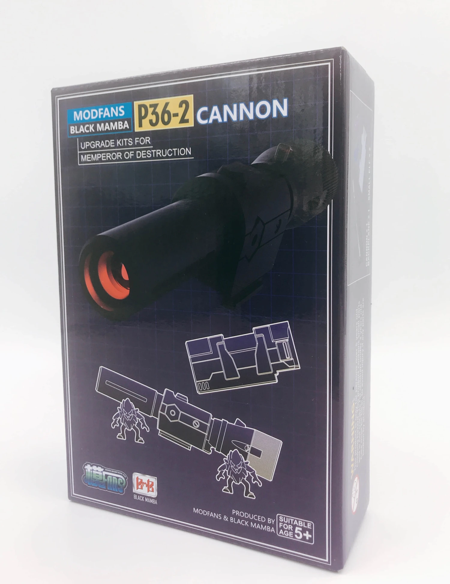 Modfans Voice Upgrade Kit(Barrel+Back Panel) For MP36 MP-36 Megatron W/ LED - Image 6