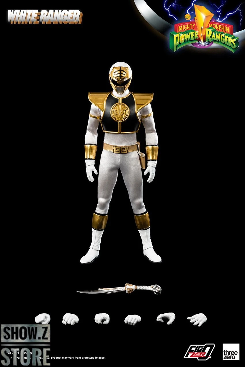 Threezero Studio 1/6 Mighty Morphin Power Rangers White Ranger - Image 3