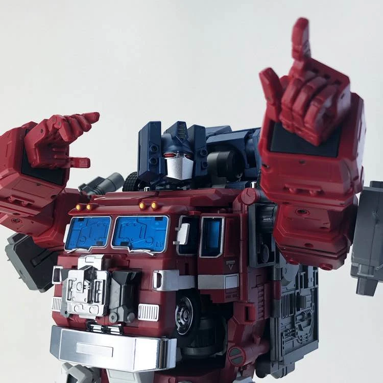 FansHobby MBA-01 MBA01 Optional Head & Articulated Hands Upgrade Set For MB-06 Power Baser Optimus Prime - Image 8