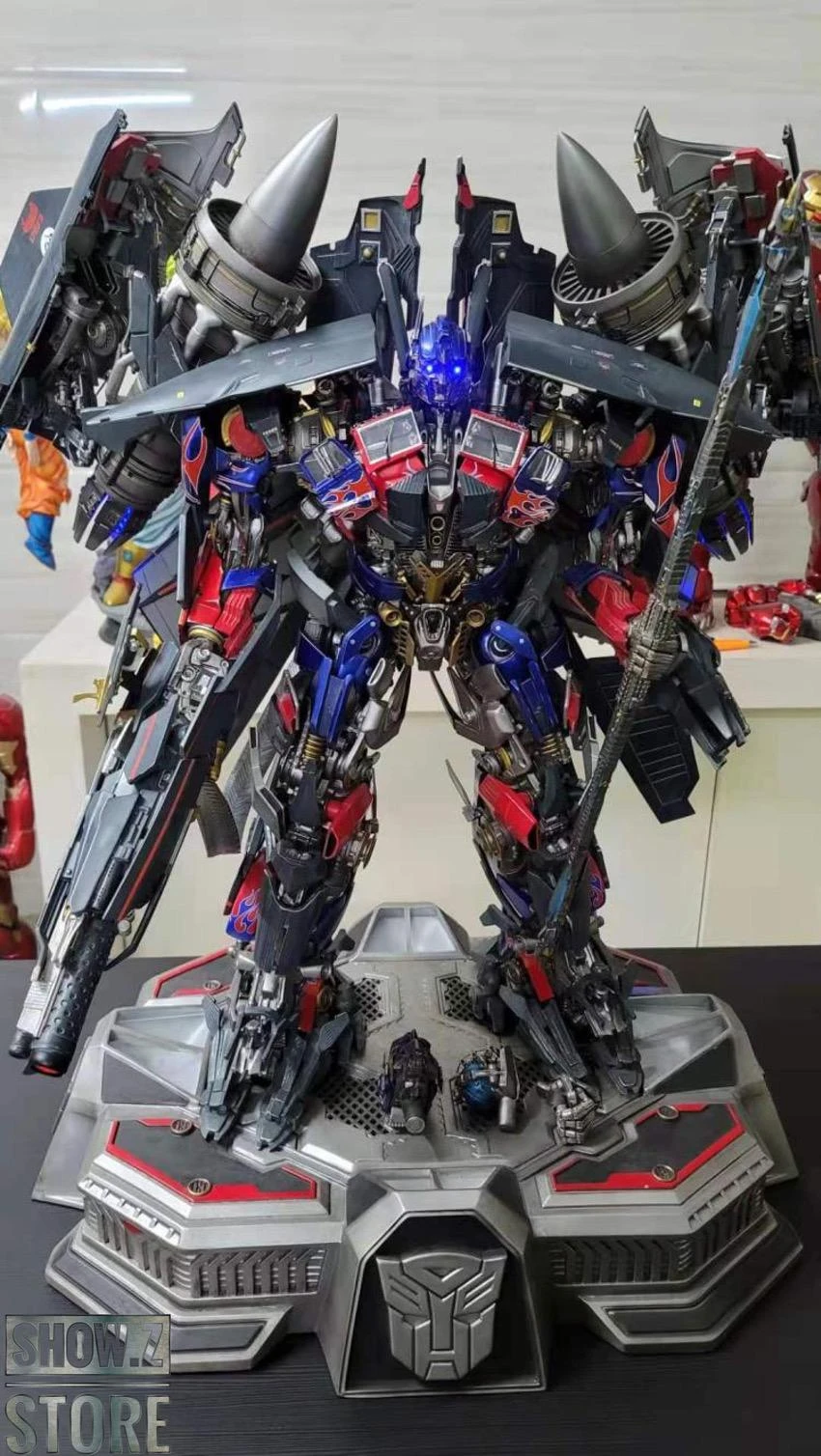 HEAT Studio Custom Made Jetpower Optimus Prime Statue - Image 14