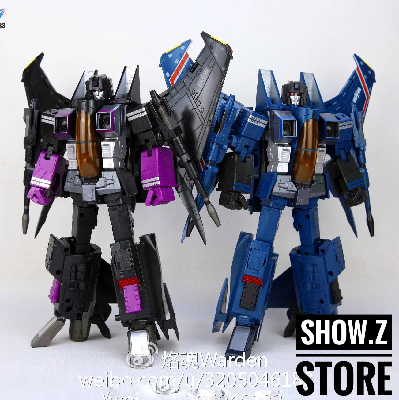 Robot Hero RH CG-03 MP06 Skywarp & CG-04 MP07 Thundercracker Set Of 2 W/ Upgrade Kits
