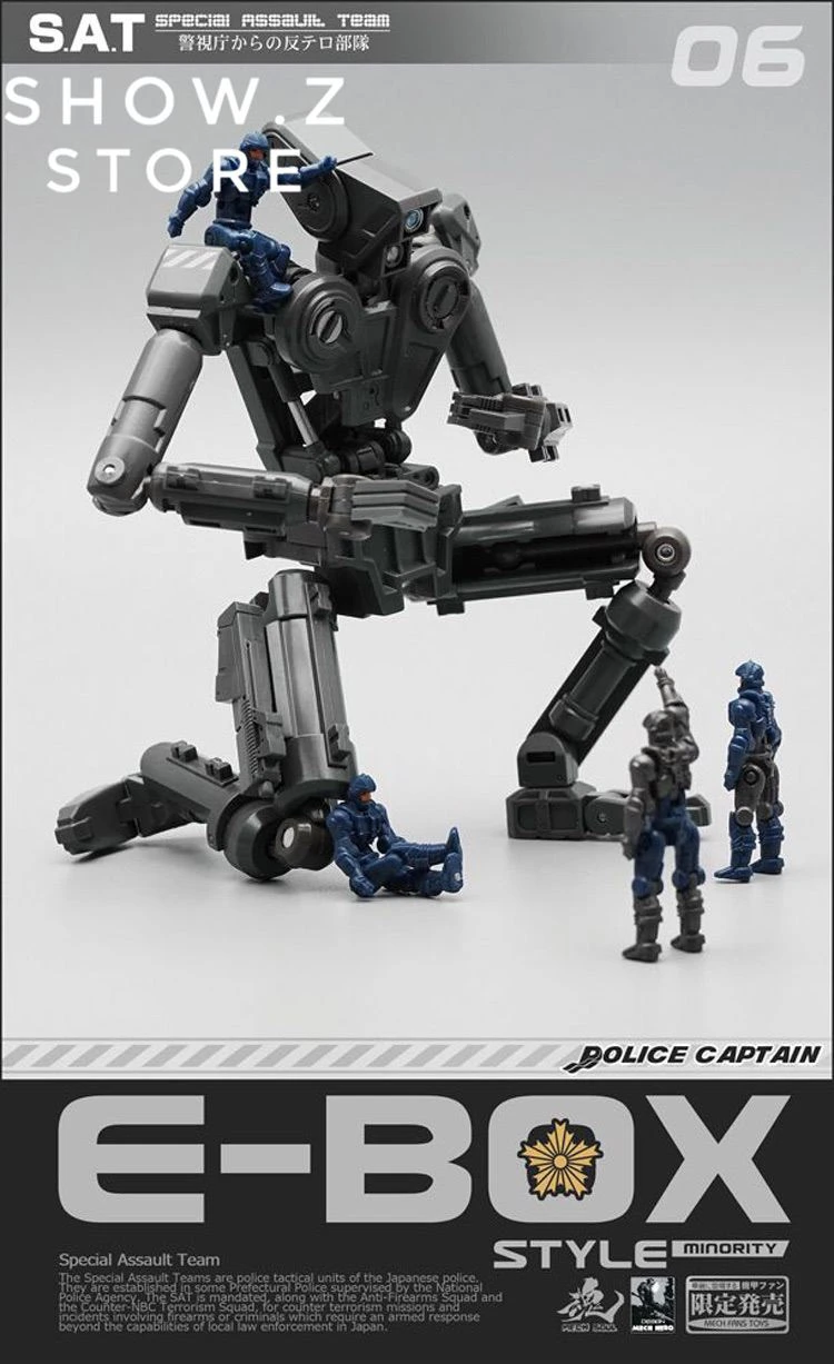 MechFansToys SAT-06B E-Box Assault Team Style Minority Black Version - Image 3