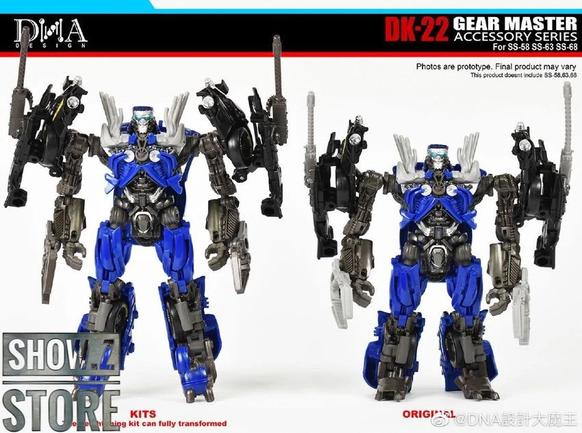 DNA Design DK-22 Upgrade Kit For SS-32/44/05 Studio Series DOTM Wreckers - Image 14