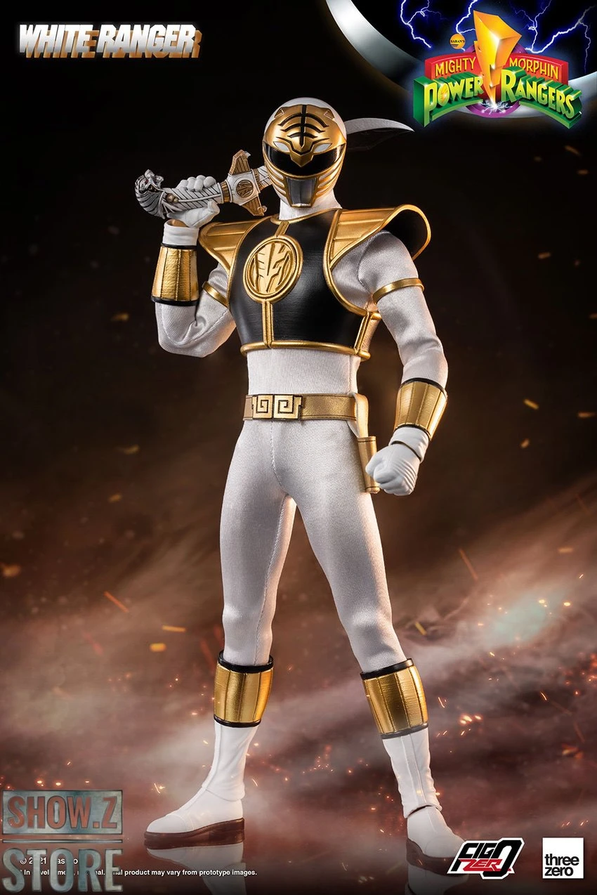 Threezero Studio 1/6 Mighty Morphin Power Rangers White Ranger - Image 4