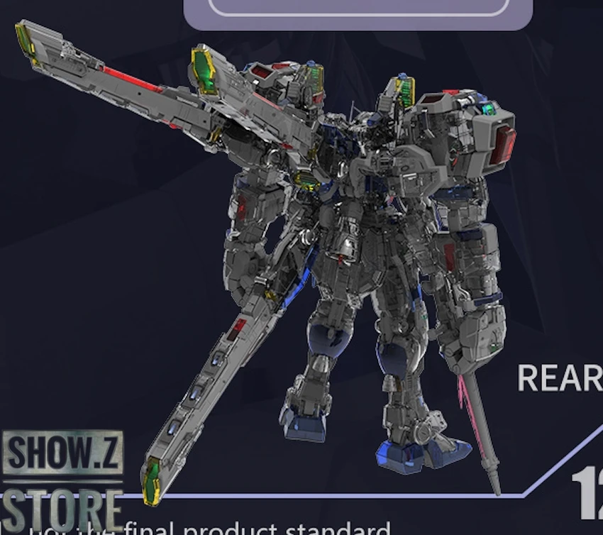 Rodams 1/72 RAS-40 Alpha Boxer RX-78 GP03S Gundam Model Kit Clear Version - Image 12