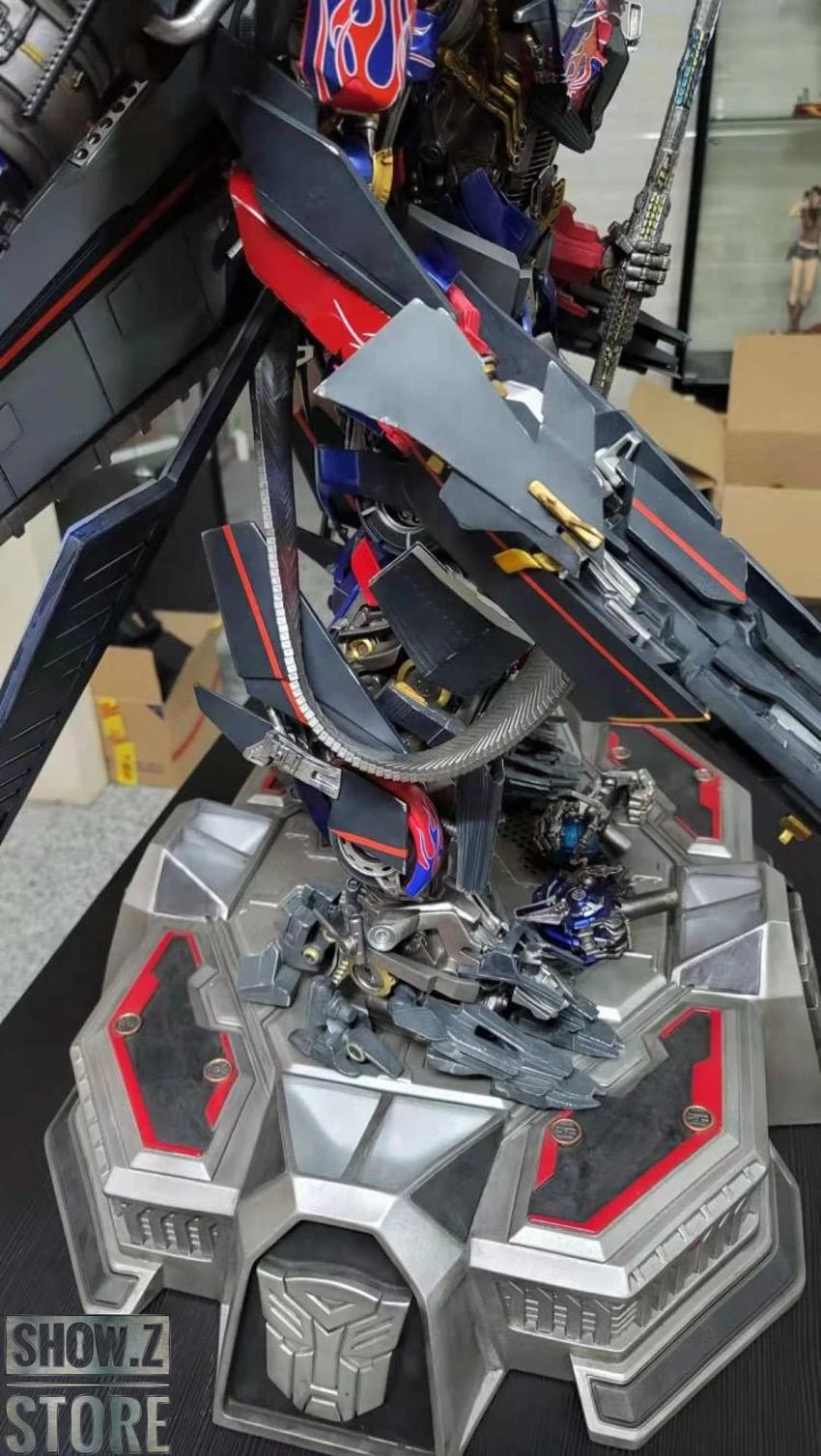 HEAT Studio Custom Made Jetpower Optimus Prime Statue - Image 18