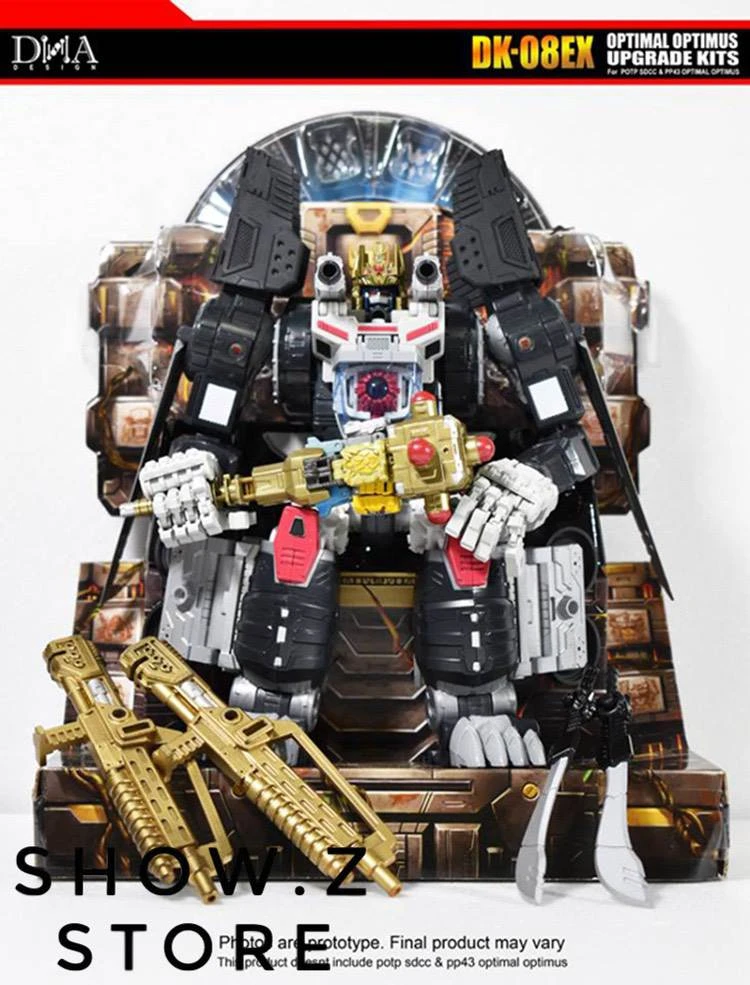 DNA Design DK-08EX Upgrade Kit For PP-43 POTP Throne Of The Primes Optimus Primal - Image 6