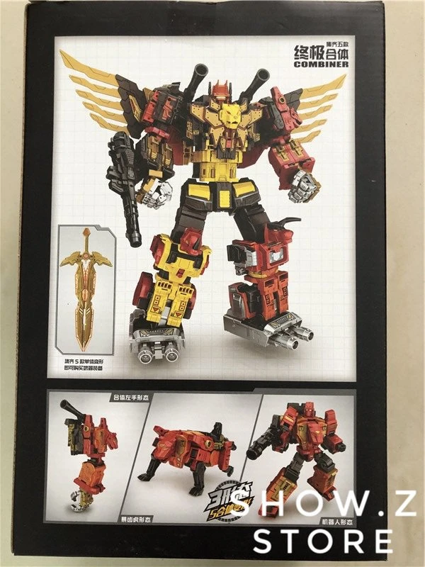 WeiJiang WJ Sky Soarer Headstrong Oversized Iron Rhino Combination Mode POTP Feral Rex Predaking - Image 3