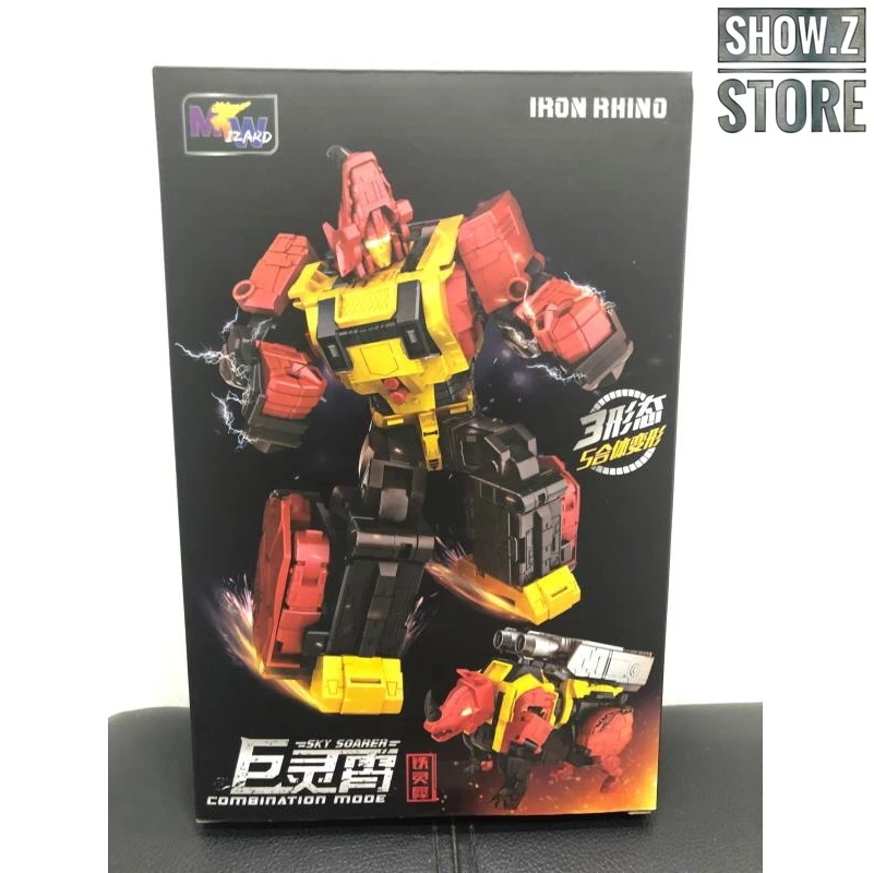 WeiJiang WJ Sky Soarer Headstrong Oversized Iron Rhino Combination Mode POTP Feral Rex Predaking - Image 2