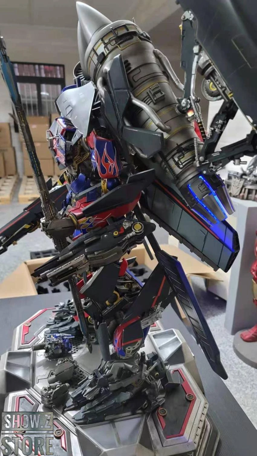 HEAT Studio Custom Made Jetpower Optimus Prime Statue - Image 5