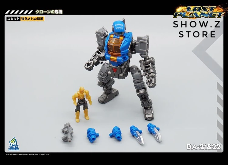 MechFansToys MFT Mech Fans Toys Power Suit DA-21 DA21 & DA-22 DA22 Diaclone Set Of 2 - Image 6