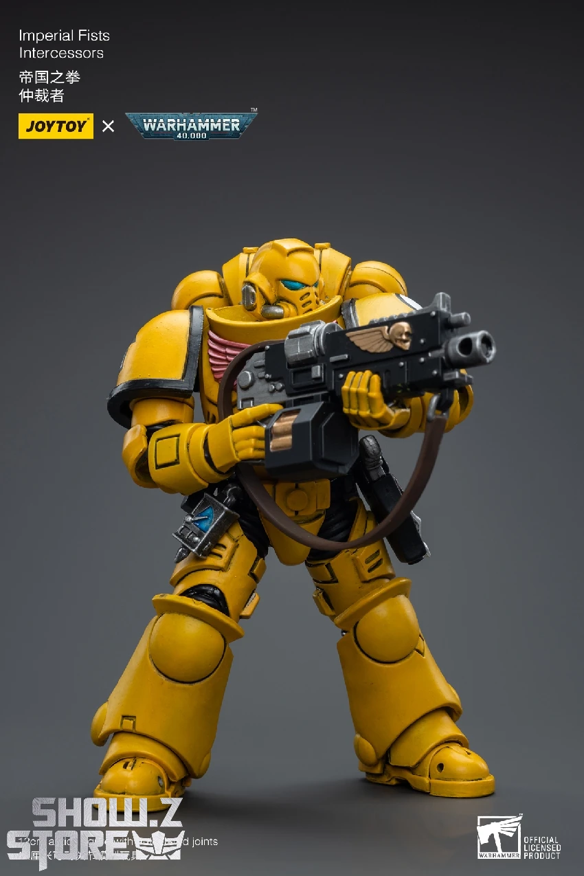 JoyToy Source 1/18 Warhammer 40K Imperial Fists Intercessors - Image 4